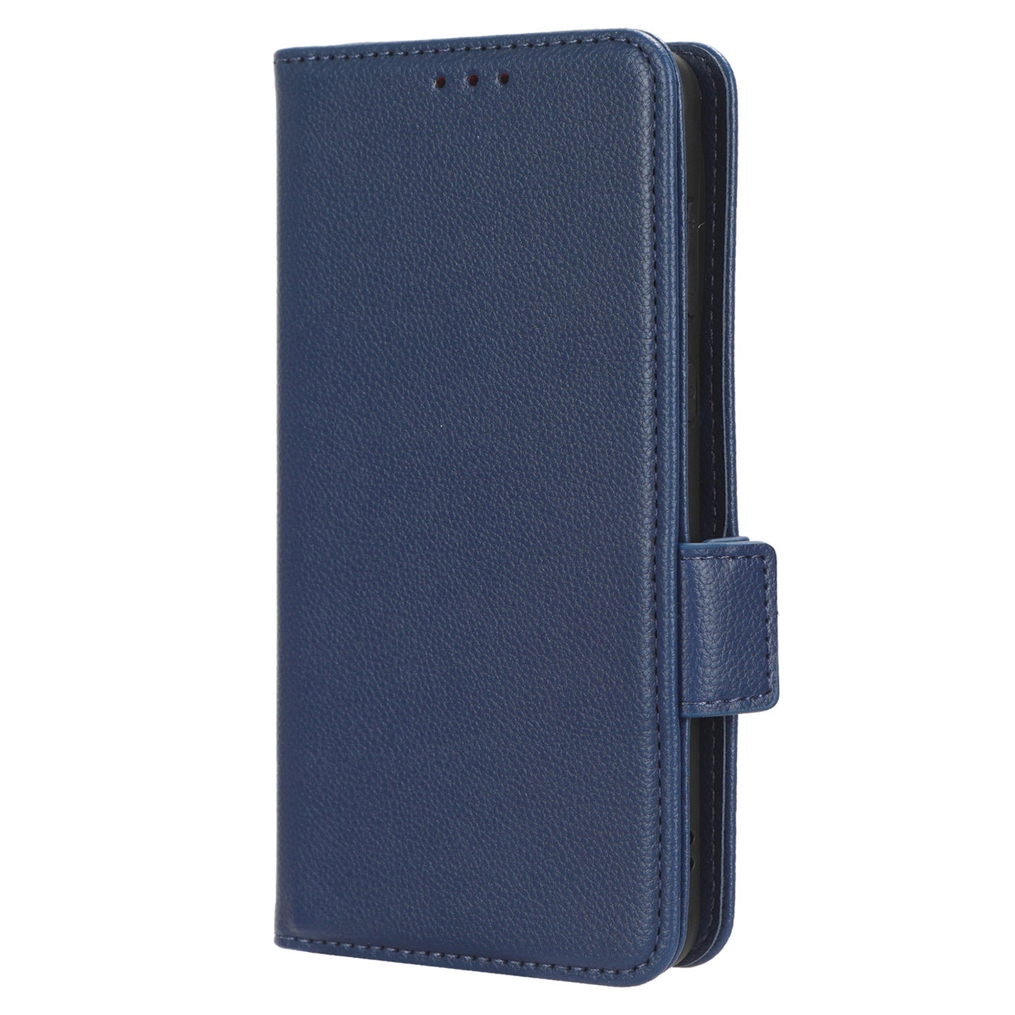 Litchi Texture Leather Case for Huawei P60 Art Scratch Proof Stand Phone Wallet Cover