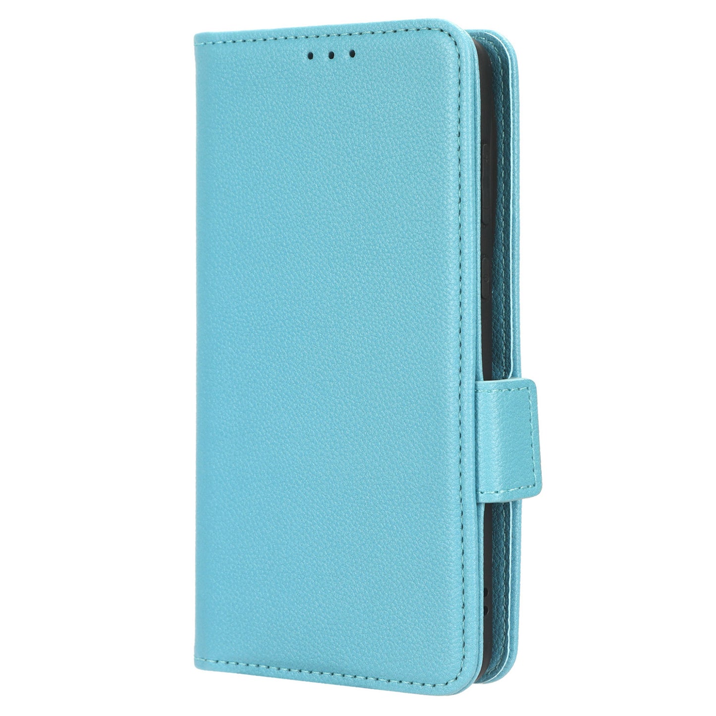 Litchi Texture Leather Case for Huawei P60 Art Scratch Proof Stand Phone Wallet Cover