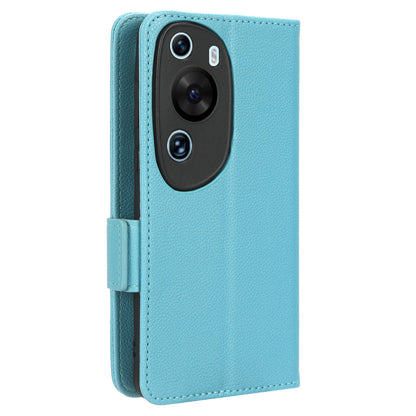 Litchi Texture Leather Case for Huawei P60 Art Scratch Proof Stand Phone Wallet Cover