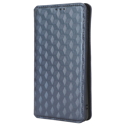 Phone Case for Huawei P60 Art Foldable Stand Wallet PU Leather Rhombus Imprinted Cover