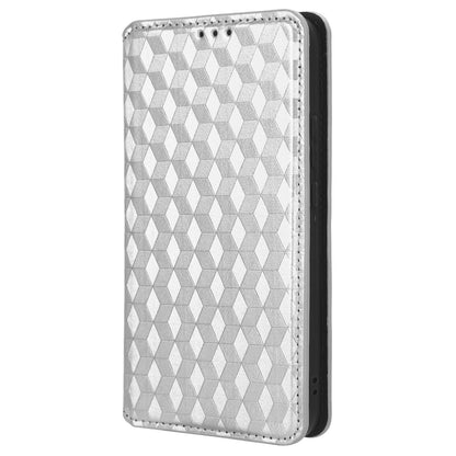 Phone Case for Huawei nova 11 Stand Wallet Shockproof PU Leather Rhombus Imprinted Cover