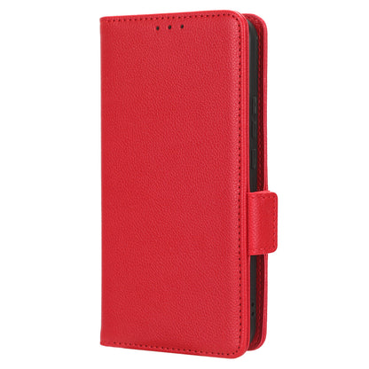 For Huawei nova 11 PU Leather Wallet Case Litchi Texture Stand Phone Cover with Strap