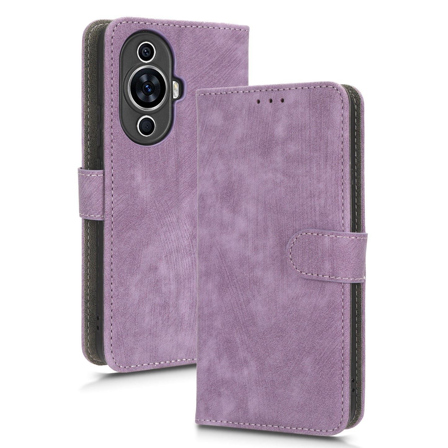 RFID Blocking Phone Leather Case for Huawei nova 11 , Cell Phone Wallet Stand Cover with Strap