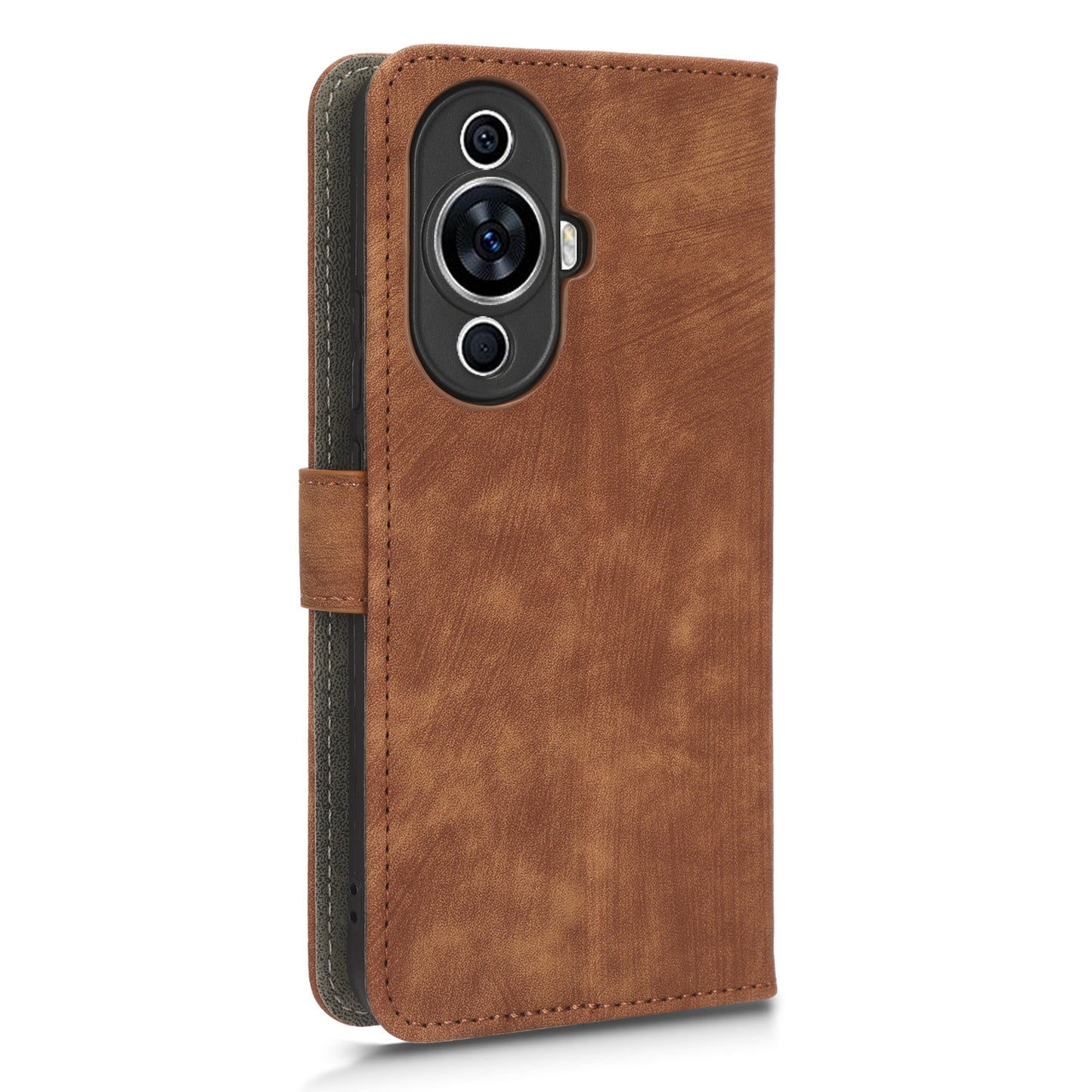 RFID Blocking Phone Leather Case for Huawei nova 11 , Cell Phone Wallet Stand Cover with Strap
