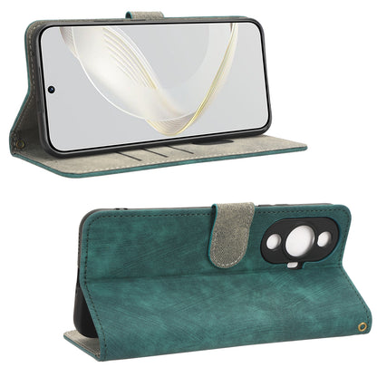 For Huawei nova 11 Pro / nova 11 Ultra RFID Blocking Leather Phone Cover Wallet Stand Case with Strap