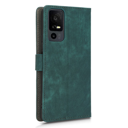 RFID Blocking Wallet Cover for TCL 40 X / 40 XE , PU Leather Stand Phone Case with Strap