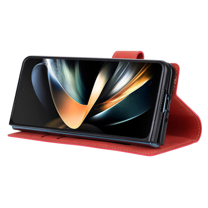 VILI PR Series For Samsung Galaxy Z Fold4 5G Stand Wallet Case Anti-Scratch PU Leather+PC Phone Cover