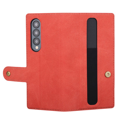 VILI PR Series For Samsung Galaxy Z Fold4 5G Stand Wallet Case Anti-Scratch PU Leather+PC Phone Cover