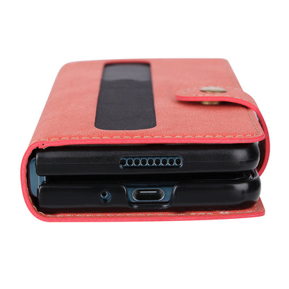 VILI PR Series For Samsung Galaxy Z Fold4 5G Stand Wallet Case Anti-Scratch PU Leather+PC Phone Cover