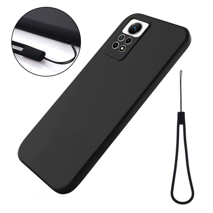 For Xiaomi Redmi Note 12 Pro 4G Liquid Silicone Drop-proof Cover Soft Lining Phone Case