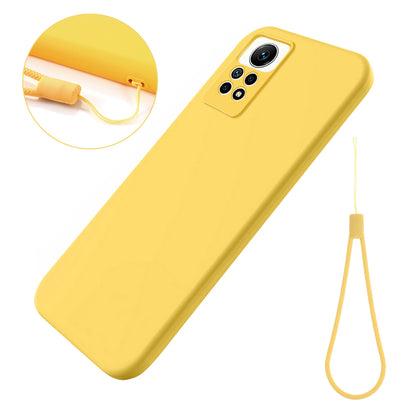 For Xiaomi Redmi Note 12 Pro 4G Liquid Silicone Drop-proof Cover Soft Lining Phone Case