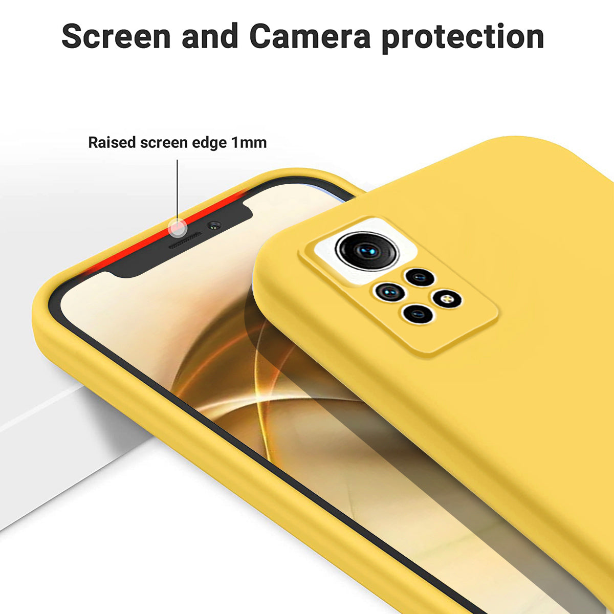 For Xiaomi Redmi Note 12 Pro 4G Liquid Silicone Drop-proof Cover Soft Lining Phone Case