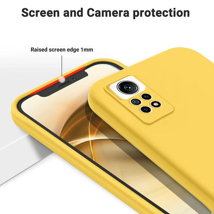 For Xiaomi Redmi Note 12 Pro 4G Liquid Silicone Drop-proof Cover Soft Lining Phone Case