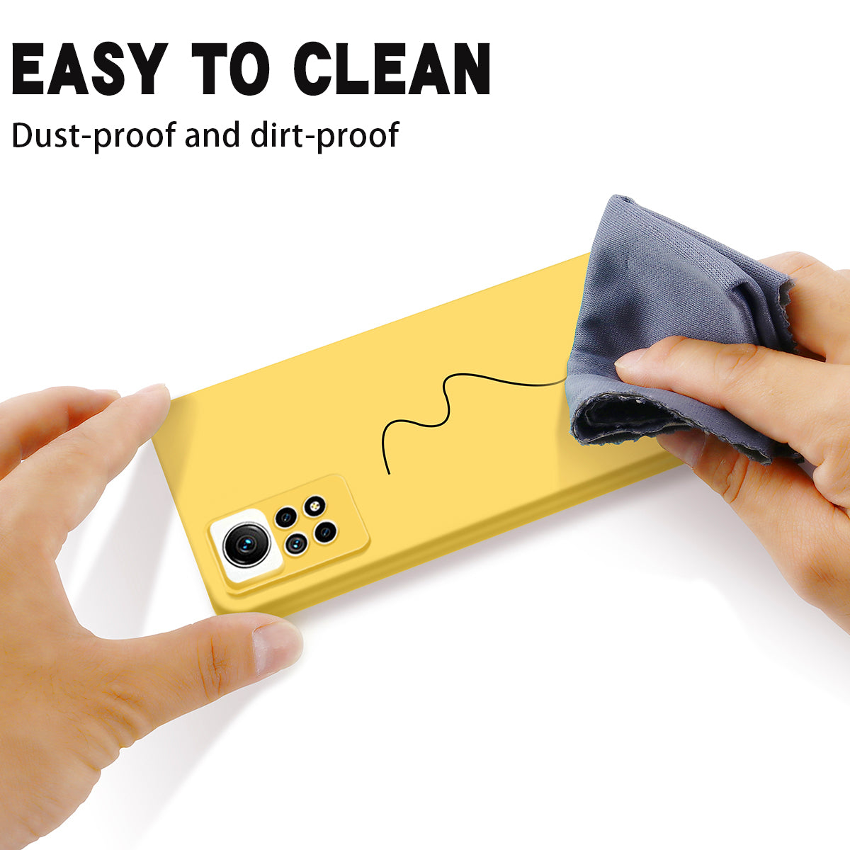 For Xiaomi Redmi Note 12 Pro 4G Liquid Silicone Drop-proof Cover Soft Lining Phone Case