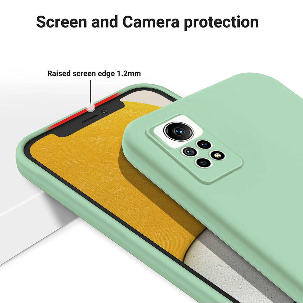 For Xiaomi Redmi Note 12 Pro 4G Liquid Silicone Drop-proof Cover Soft Lining Phone Case