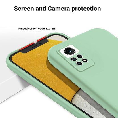 For Xiaomi Redmi Note 12 Pro 4G Liquid Silicone Drop-proof Cover Soft Lining Phone Case