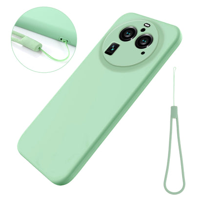 For Oppo Find X6 Pro Liquid Silicone Cover Soft Lining Shockproof Phone Case