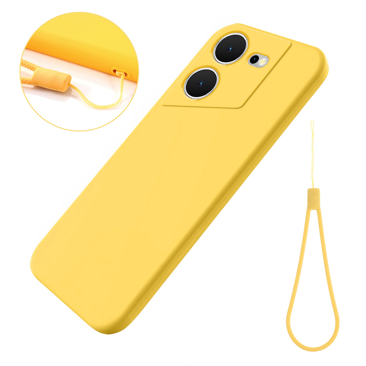 For Tecno Pova 5 4G Solid Color Liquid Silicone Phone Case Soft Lining Protection Cover