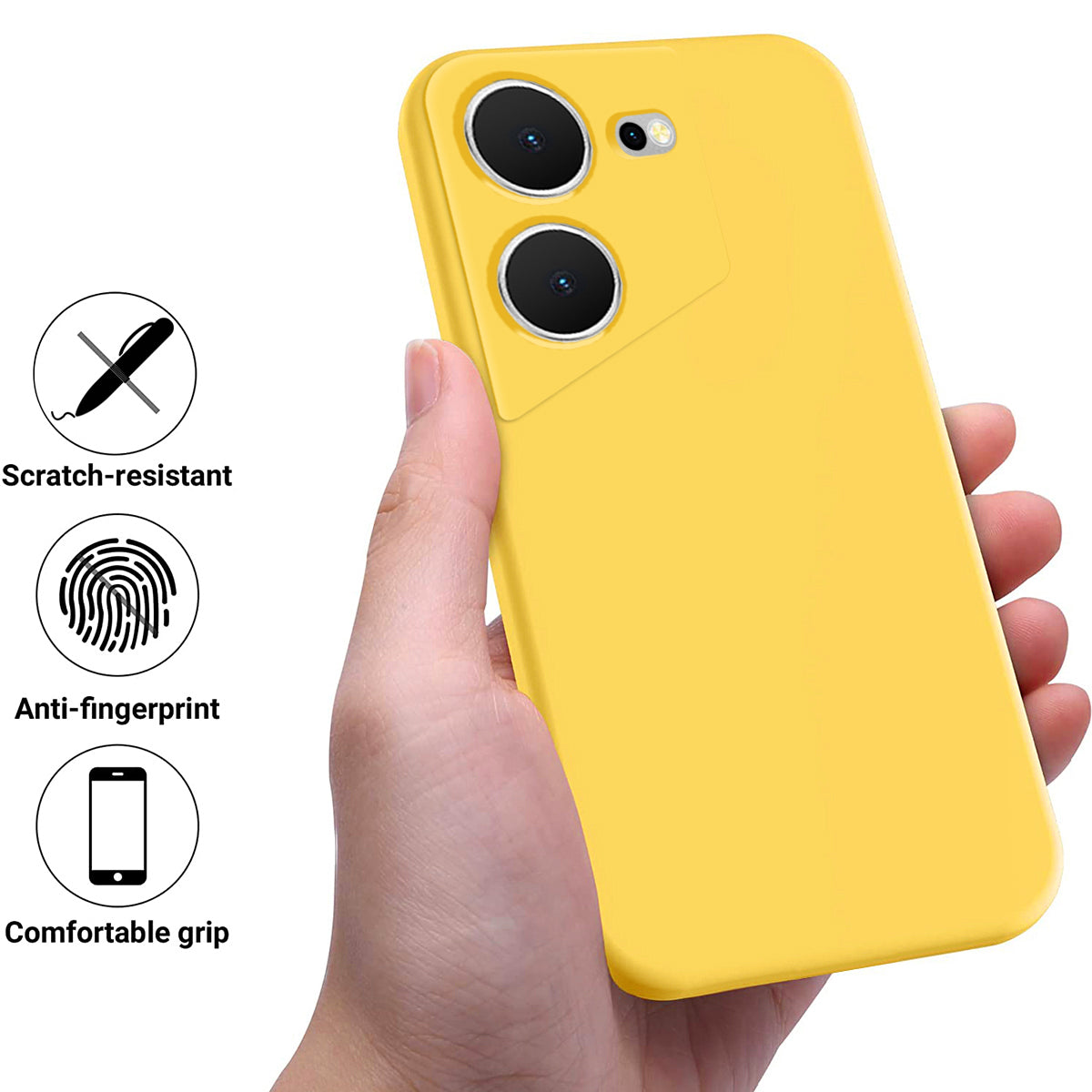 For Tecno Pova 5 4G Solid Color Liquid Silicone Phone Case Soft Lining Protection Cover