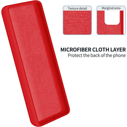 For Infinix Note 30i 4G Liquid Silicone Flexible Phone Case Soft Lining Protective Cover