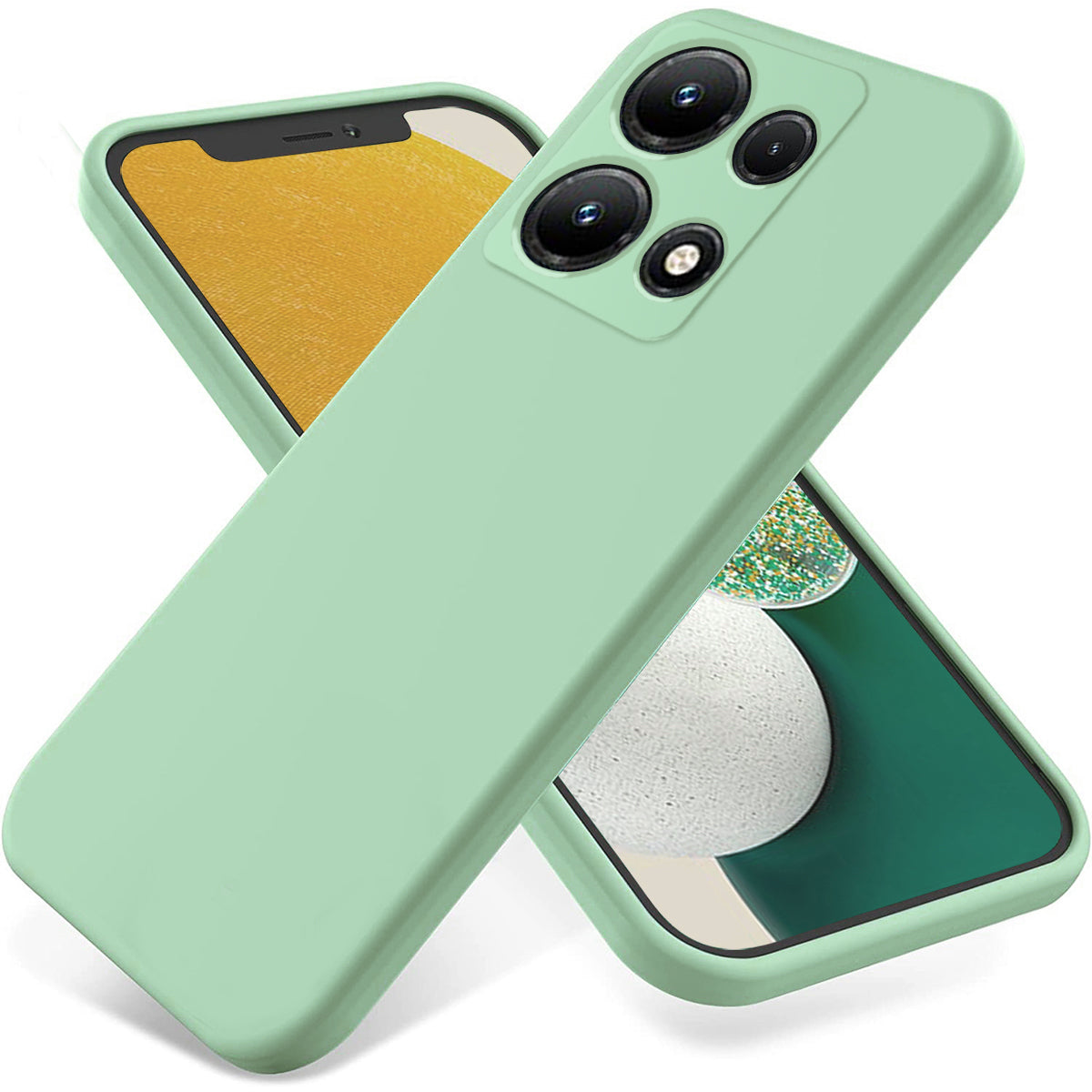 For Infinix Note 30i 4G Liquid Silicone Flexible Phone Case Soft Lining Protective Cover