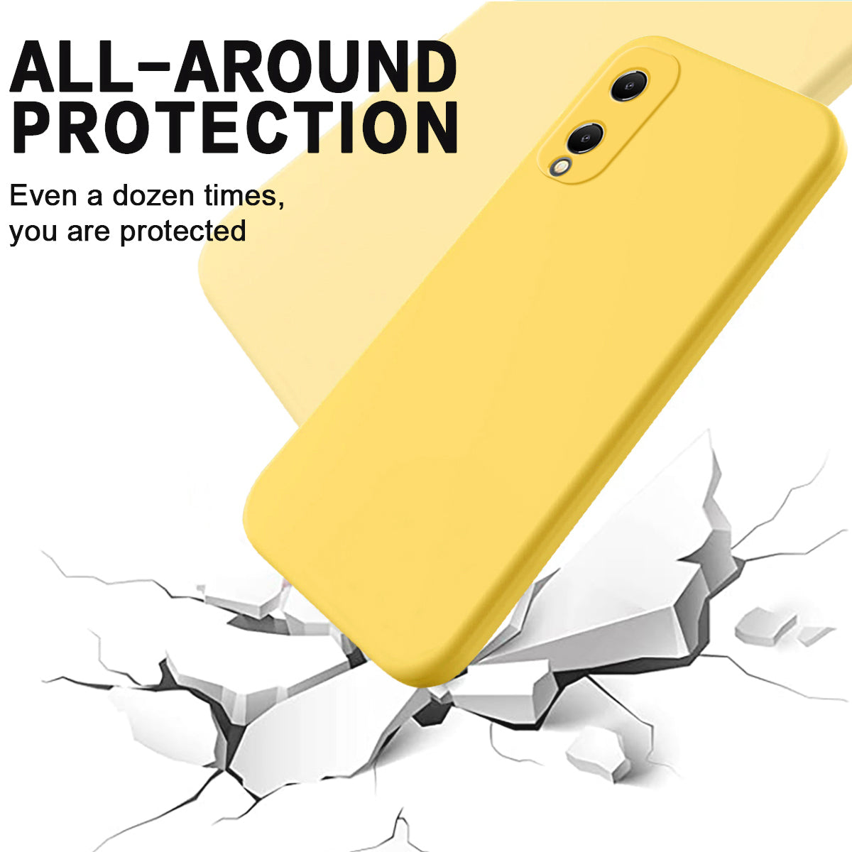For Itel A18 Liquid Silicone Flexible Phone Case Soft Lining Cell Phone Back Cover