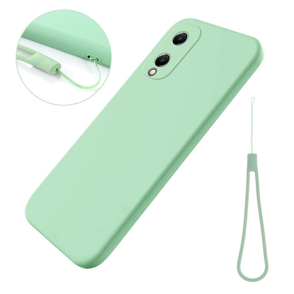 For Itel A18 Liquid Silicone Flexible Phone Case Soft Lining Cell Phone Back Cover