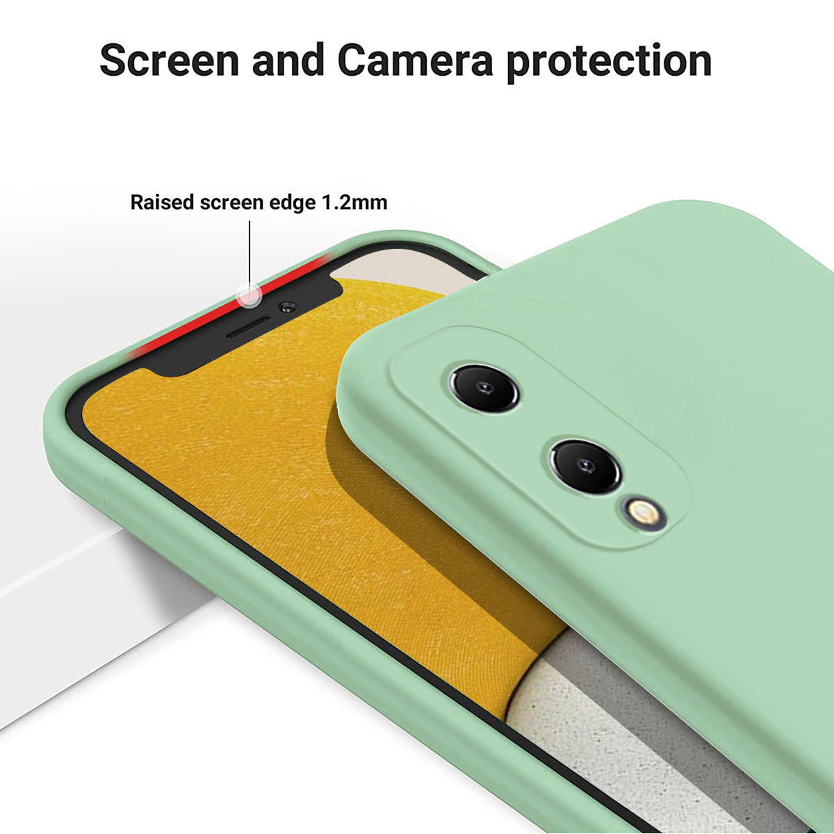 For Itel A18 Liquid Silicone Flexible Phone Case Soft Lining Cell Phone Back Cover