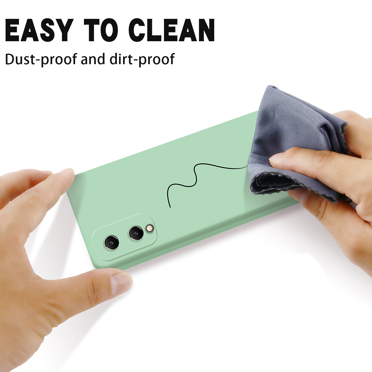 For Itel A18 Liquid Silicone Flexible Phone Case Soft Lining Cell Phone Back Cover