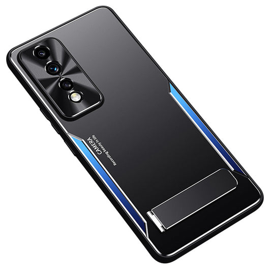 For Honor 80 GT 5G Anti-Scratch Phone Cover TPU + Aluminium Alloy Anti-Scratch Kickstand Phone Case