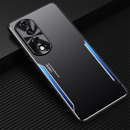 For Honor 90 Pro Cell Phone Case Anti-Scratch Aluminium Alloy + TPU Shockproof Smartphone Cover