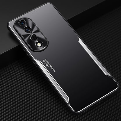 For Honor 90 Pro Cell Phone Case Anti-Scratch Aluminium Alloy + TPU Shockproof Smartphone Cover