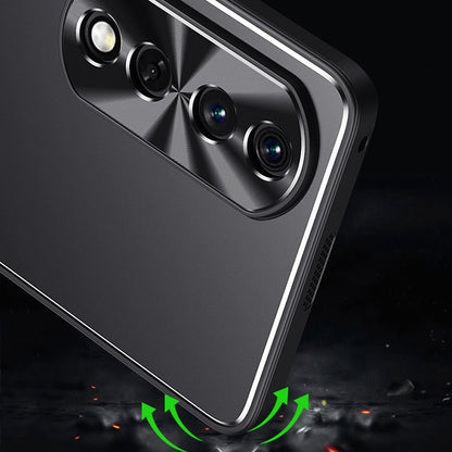 For Honor 90 Pro Cell Phone Case Anti-Scratch Aluminium Alloy + TPU Shockproof Smartphone Cover