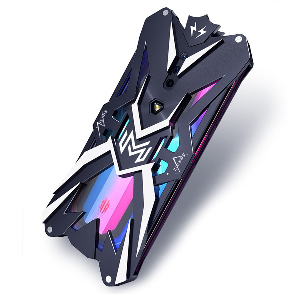 Phone Back Case for ZTE nubia Red Magic 6 / 6s Aluminum Alloy Cool Design Protective Cover