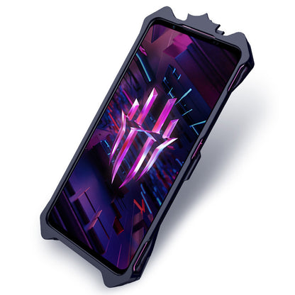 Phone Back Case for ZTE nubia Red Magic 6 / 6s Aluminum Alloy Cool Design Protective Cover