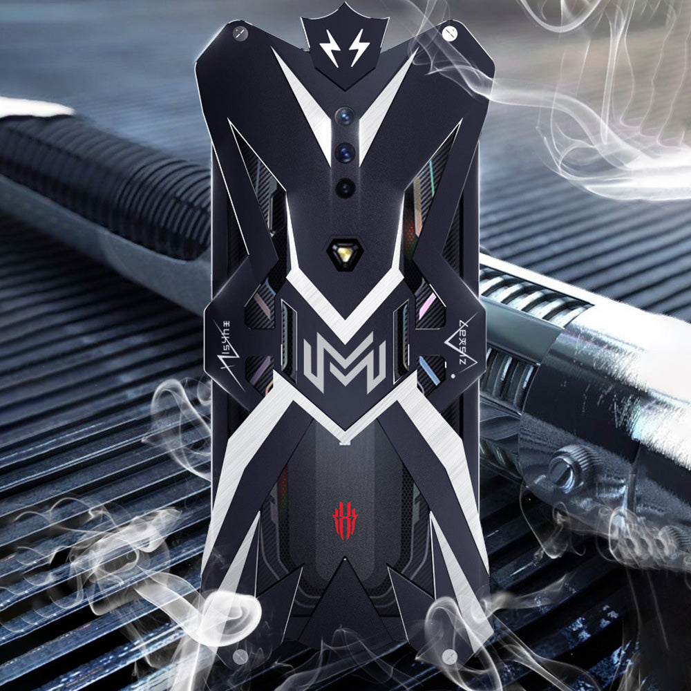 Phone Back Case for ZTE nubia Red Magic 6 / 6s Aluminum Alloy Cool Design Protective Cover