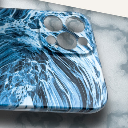 For iPhone 14 Pro Max Back Protector Marble Pattern Anti-scratch Case Hard PC Phone Cover