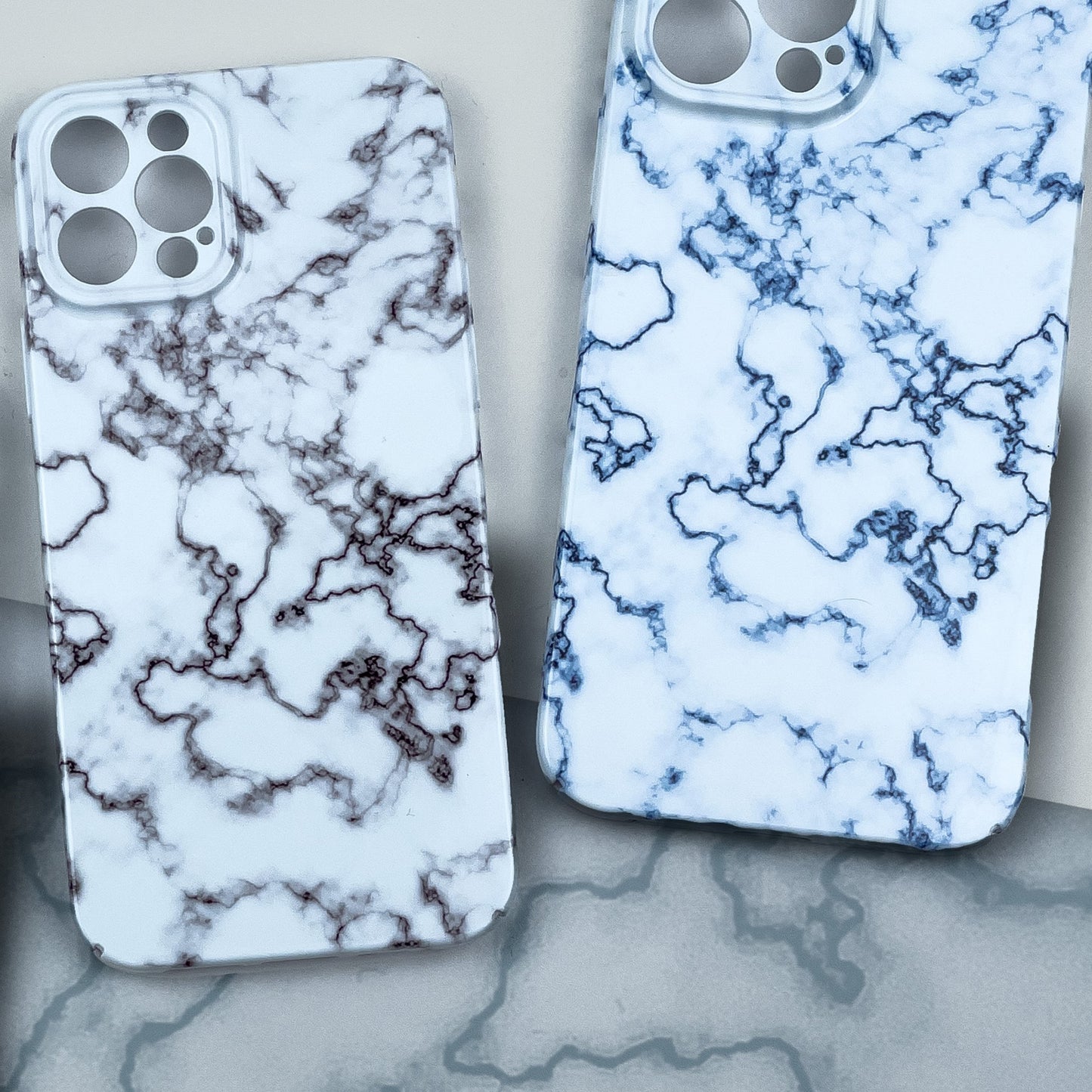 For iPhone 14 Pro Back Protector Marble Pattern Drop-proof Case Hard PC Phone Cover