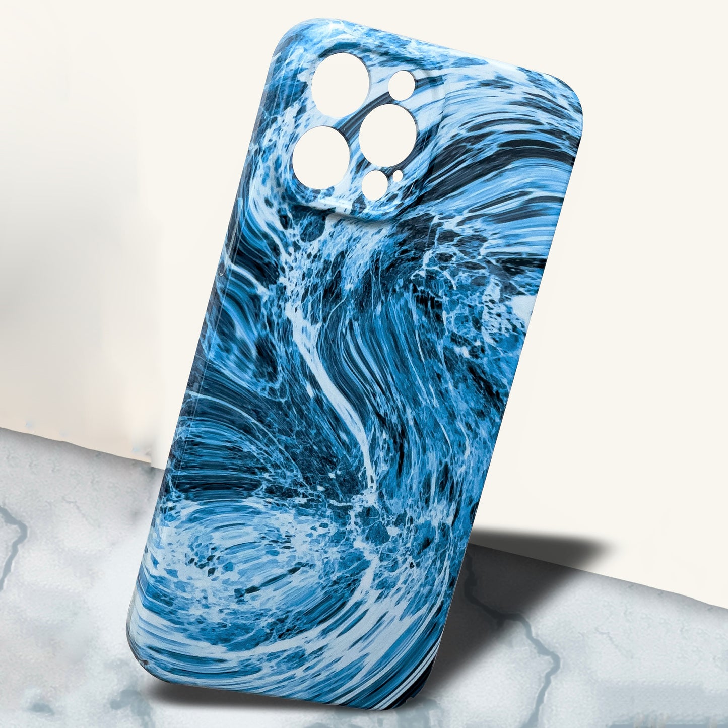 Drop-proof Case for iPhone 13 Pro Max 6.7 inch Back Protector Marble Pattern Hard PC Phone Cover