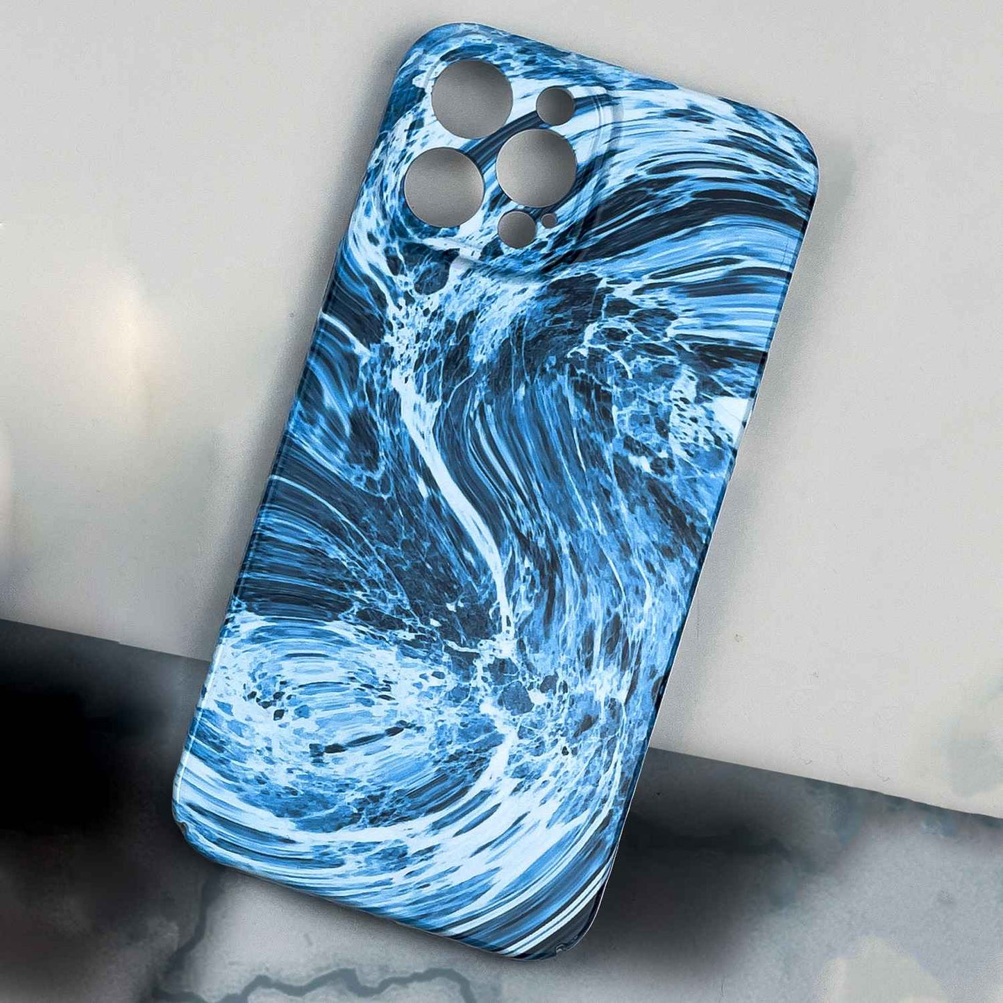 Drop-proof Case for iPhone 13 Pro Max 6.7 inch Back Protector Marble Pattern Hard PC Phone Cover