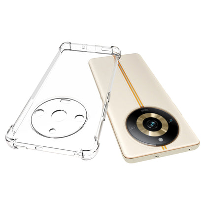 For Realme 11 Pro 5G Transparent Cell Phone Cover Anti-Slip Phone TPU Shockproof Case