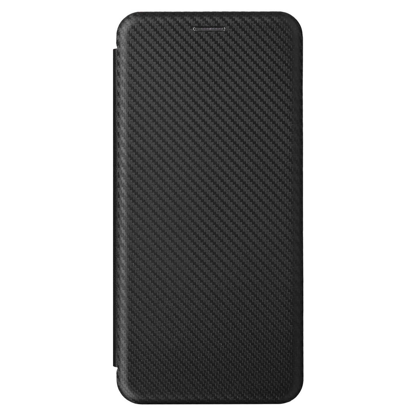 Carbon Fiber Texture Shell for Xiaomi Redmi K60E 5G Phone Case Stand Card Slot PU Leather Cover