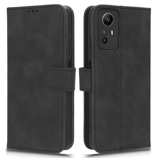 For Xiaomi Redmi Note 12S 4G PU Leather Wallet Flip Cover Skin-touch Stand Phone Case