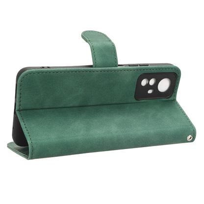 For Xiaomi Redmi Note 12S 4G PU Leather Wallet Flip Cover Skin-touch Stand Phone Case