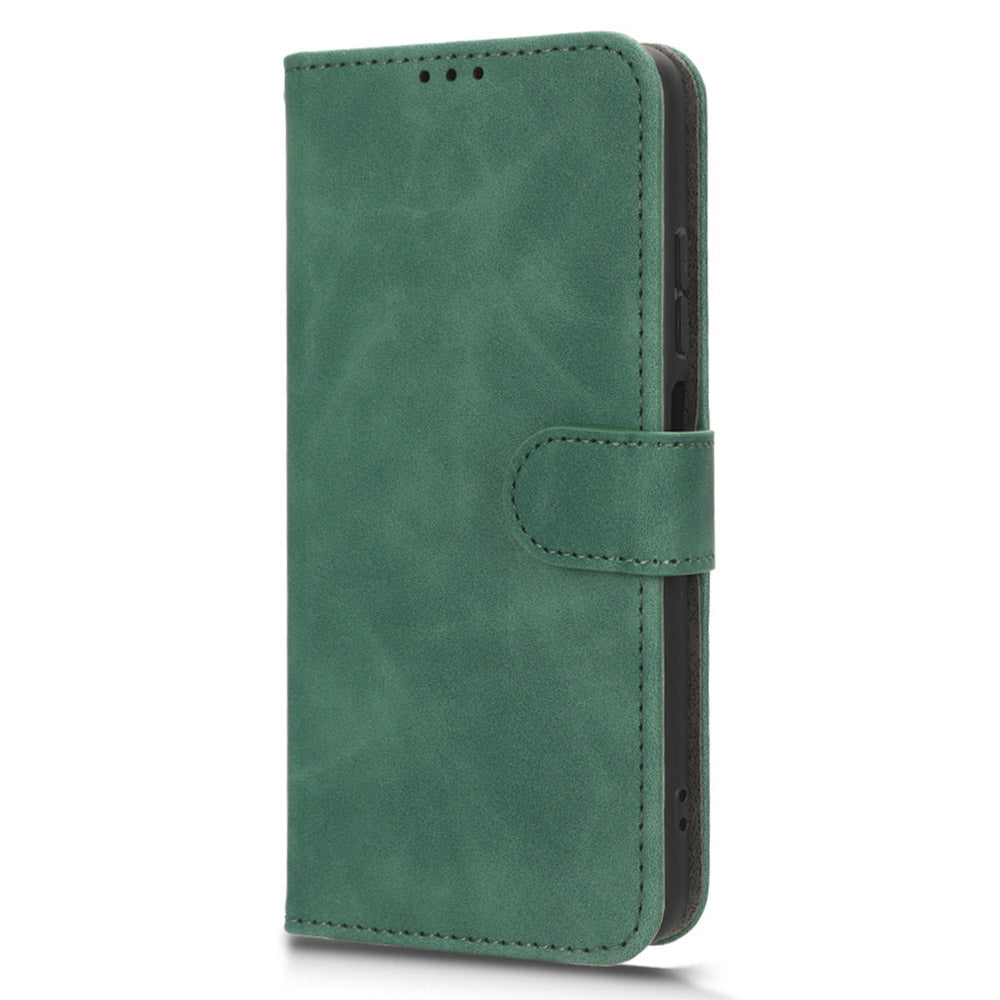 For Xiaomi Redmi Note 12S 4G PU Leather Wallet Flip Cover Skin-touch Stand Phone Case