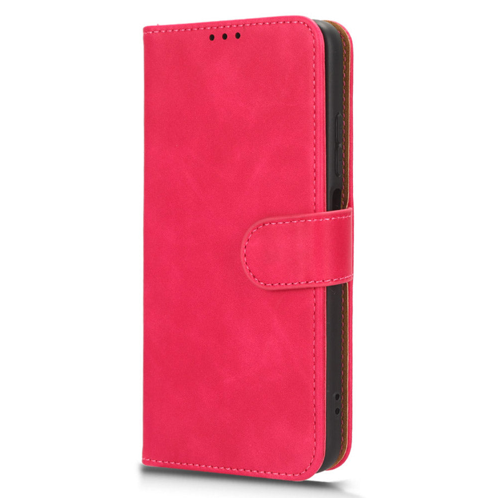 For Xiaomi Redmi Note 12S 4G PU Leather Wallet Flip Cover Skin-touch Stand Phone Case