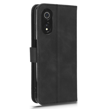 For Cubot P60 Flip PU Leather Protective Cover Skin-touch Wallet Stand Phone Case