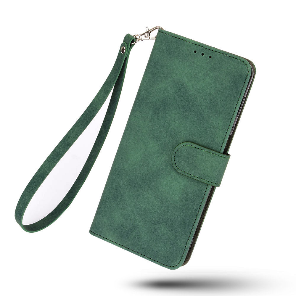 For Cubot P60 Flip PU Leather Protective Cover Skin-touch Wallet Stand Phone Case