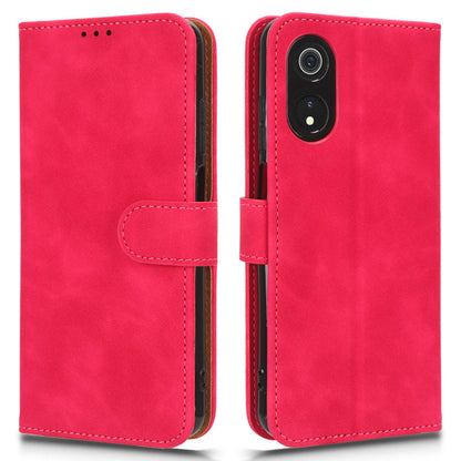 For Cubot P60 Flip PU Leather Protective Cover Skin-touch Wallet Stand Phone Case