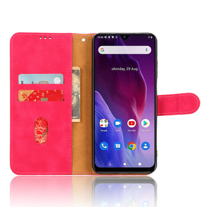 For Cubot P60 Flip PU Leather Protective Cover Skin-touch Wallet Stand Phone Case